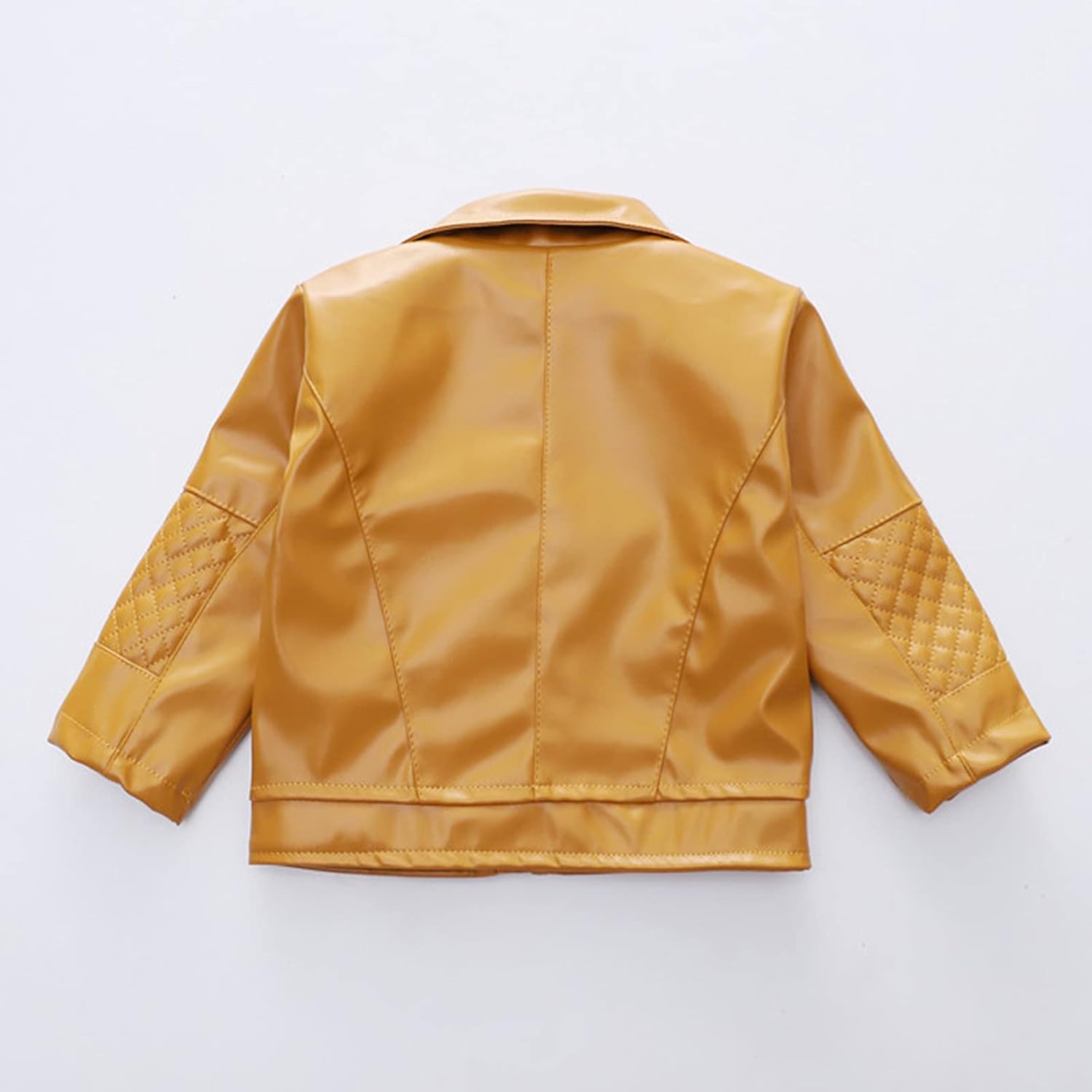 Toddler Baby Boys Girls Motorcycle Faux Leather Jackets Zip Coat Winter Fashion Outwear