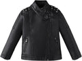 Winter Girl For 15 16 Years Pu Leather Fleece Jackets Motorcycle Boys Biker Coat