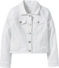 Boys Girls Basic Jean Jacket Kids Casual Denim Coat Classic Outwear