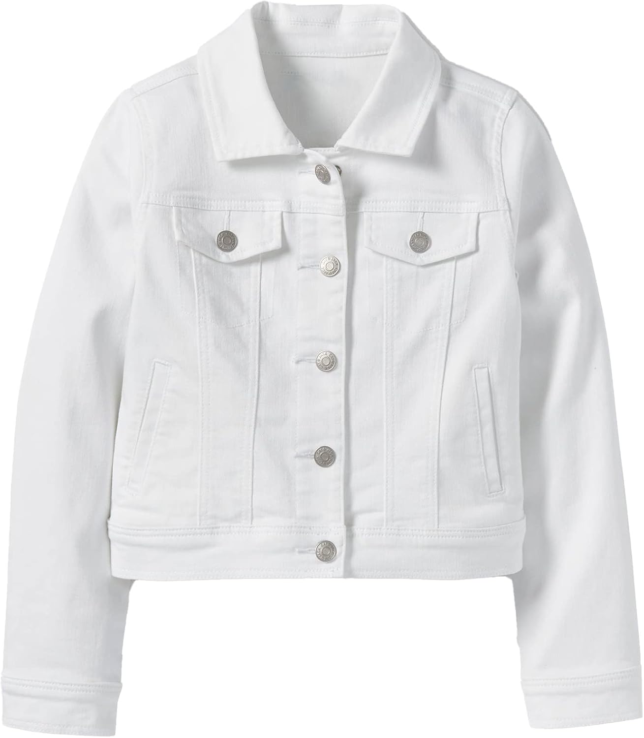 Boys Girls Basic Jean Jacket Kids Casual Denim Coat Classic Outwear
