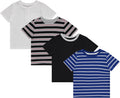 Boys 4-Pack Graphic Tees: Fun & Comfortable T-Shirts for Boys Size 4-14