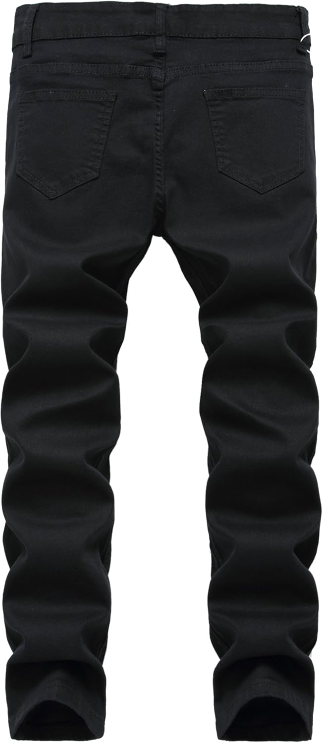 Boy's Skinny Fit Stretch Fashion Jeans Pants