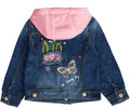 2-11Y Little&Big Girls Sequin Outerwear Embroidery Denim Jacket