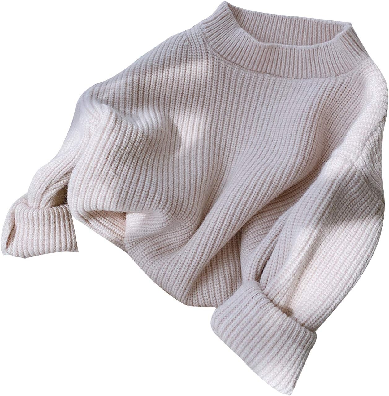Toddler Baby Girl Boy Sweater Fall Winter Warm Long Sleeve Knit Oversized Sweater