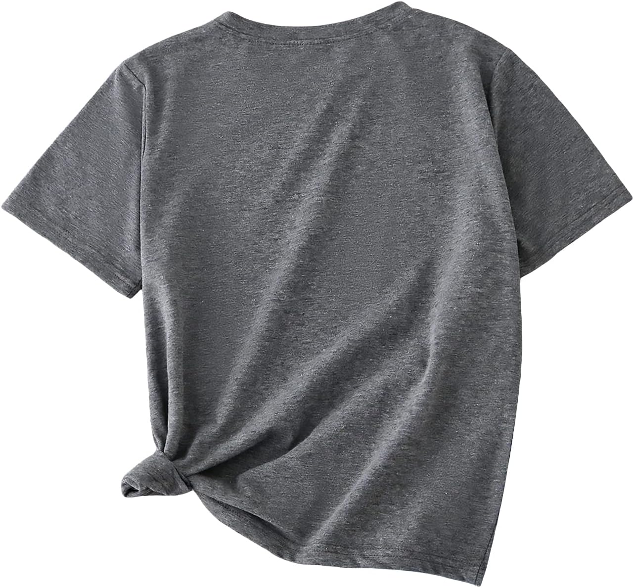 Graphic Tees for Girl Floral Print Short Sleeve Round Neck T Shirts Tops