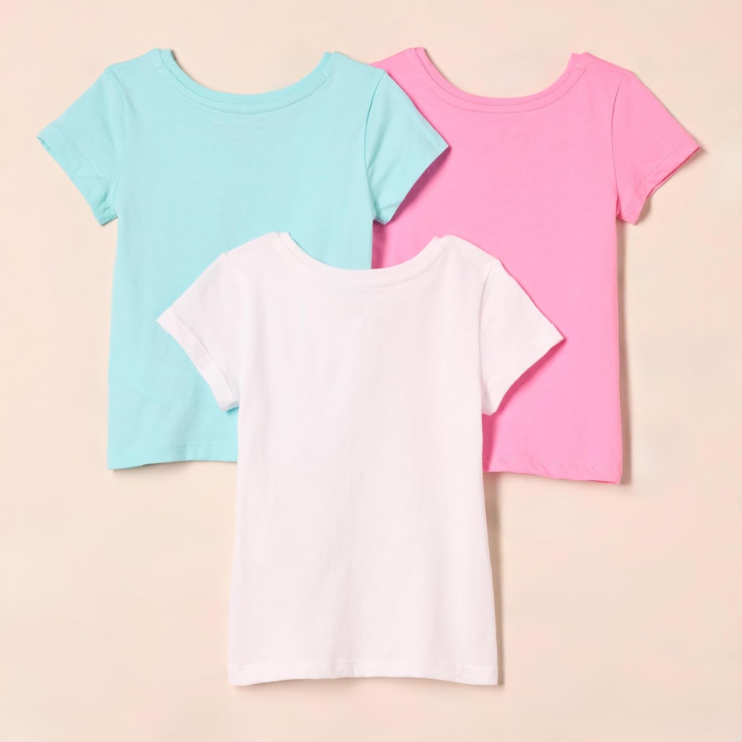 Girls and Toddlers' Short-Sleeve T-Shirt Tops (Previously Spotted Zebra), Multipacks