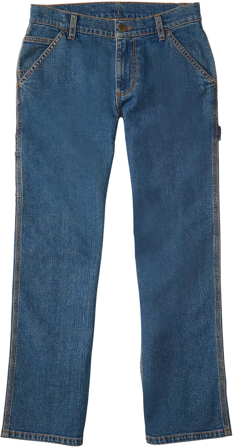 Boys' Washed Dungaree Pants Lined and Unlined