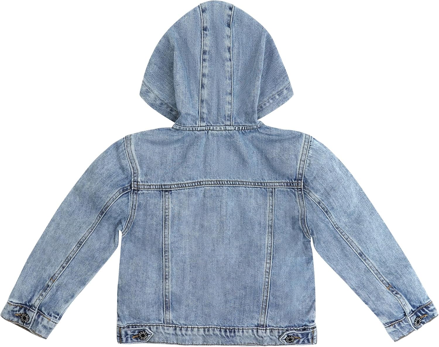 Boys Denim Jacket,Little Big Kids Simple Design Hooded Jean Coat