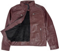 Teen Faux Leather Jacket for Fall & Winter, Kids Outerwear Coat, Motorcycle PU Leather Jacket for Boys (Sizes 8-18)