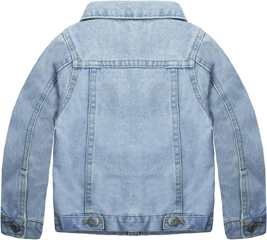 Little Girl/Boy Jean Jacket,Stone Washed Soft Denim Outfits