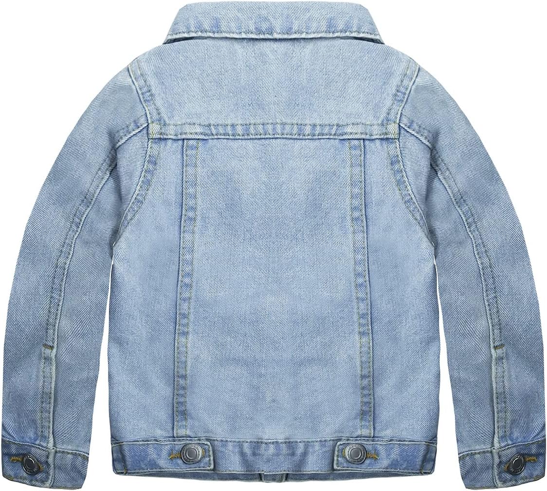 Little Girl/Boy Jean Jacket,Stone Washed Soft Denim Outfits