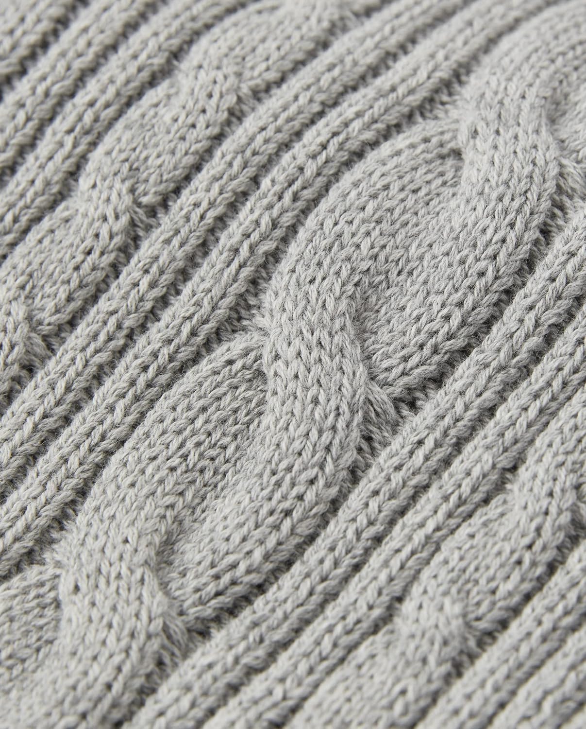 Boys and Toddler Long Sleeve Cable Knit Shawl Sweater