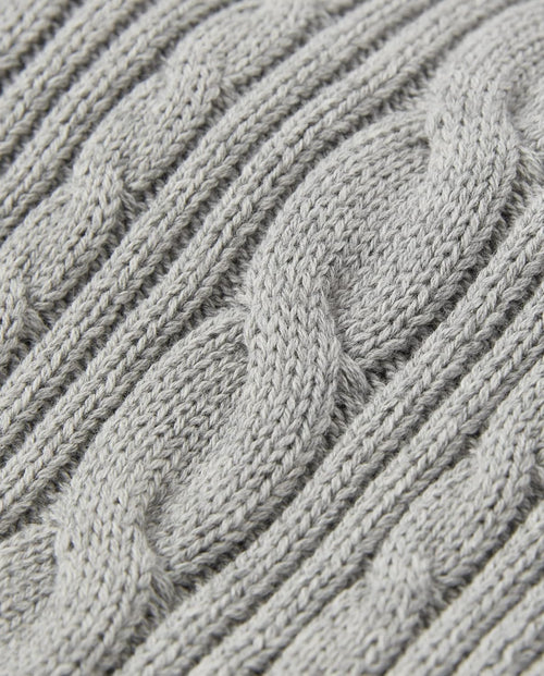 Boys and Toddler Long Sleeve Cable Knit Shawl Sweater