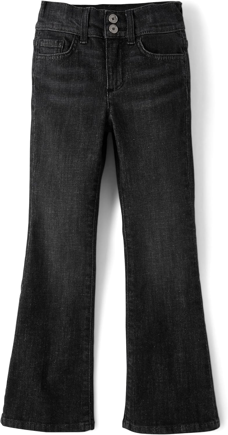 Girls' Wide Leg Denim Jeans