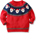 Baby Toddler Boys Girls Sweater Knit Christmas Sweatshirt Little Kids Pullover Cotton Winter Warm Tops Coat Clothes