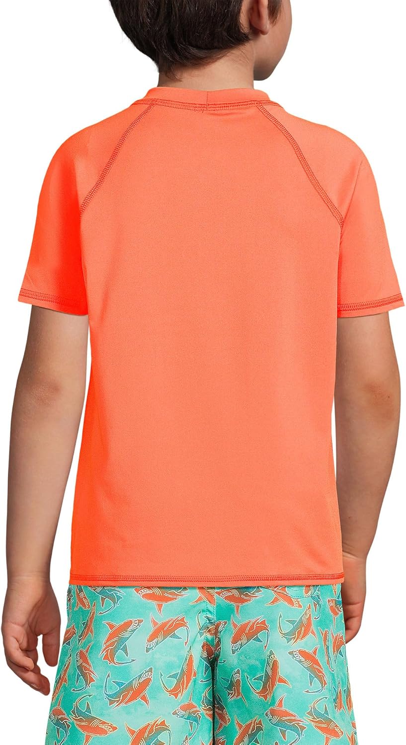 Boys Short Sleeve UPF 50 Sun Protection Rash Guard
