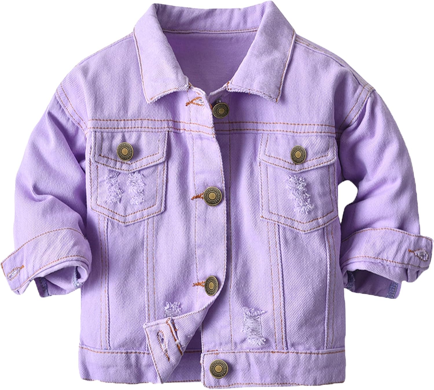 Classic Kids Toddler Baby Boys & Girls Casual Outwear Denim Jacket