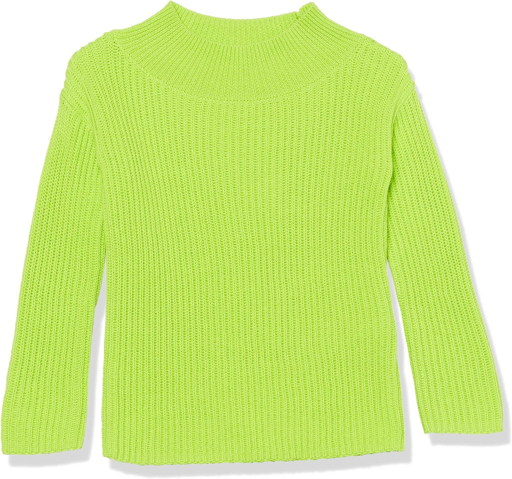 Girls and Toddlers' Modern Wide-Neck Pullover Sweater