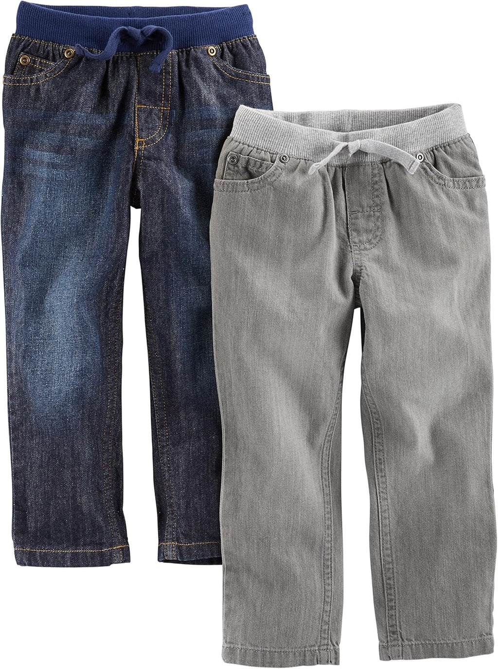 Toddler Boys' Pull-On Denim Pant, Pack of 2
