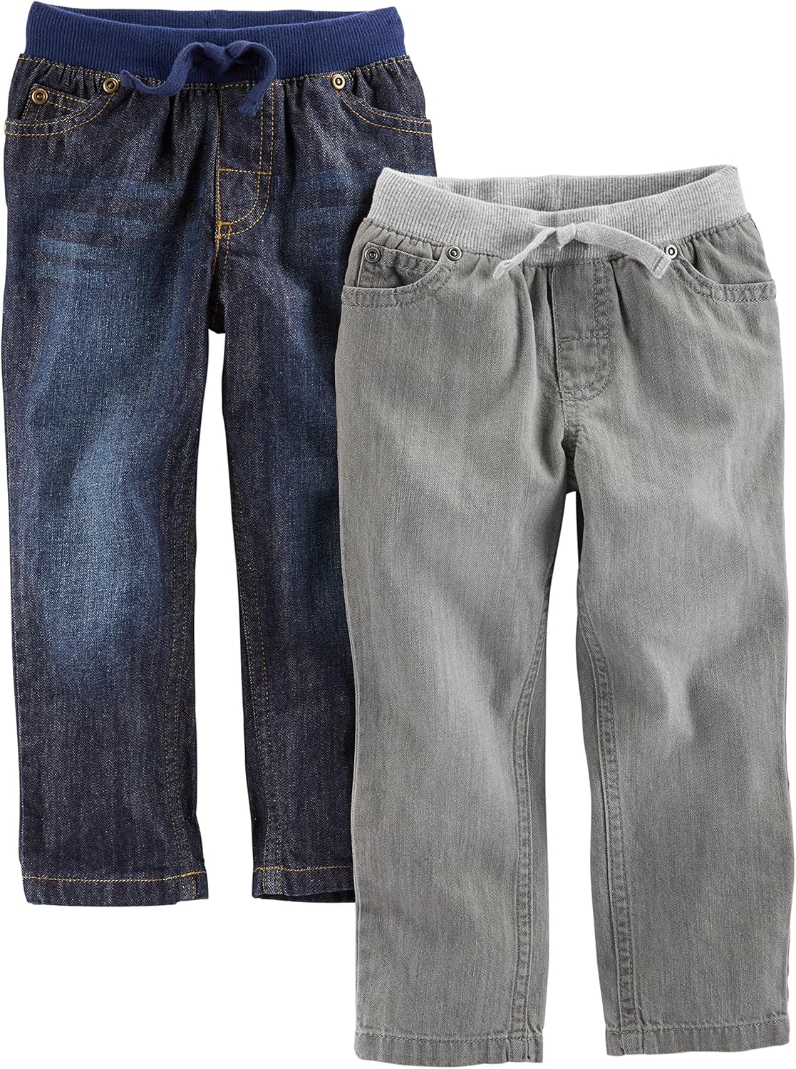 Toddler Boys' Pull-On Denim Pant, Pack of 2