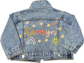 Personalized Denim Jacket for Babies and Toddlers, Custom Baby Jacket with Name, Ideal Gift for Baby Showers or Birthdays