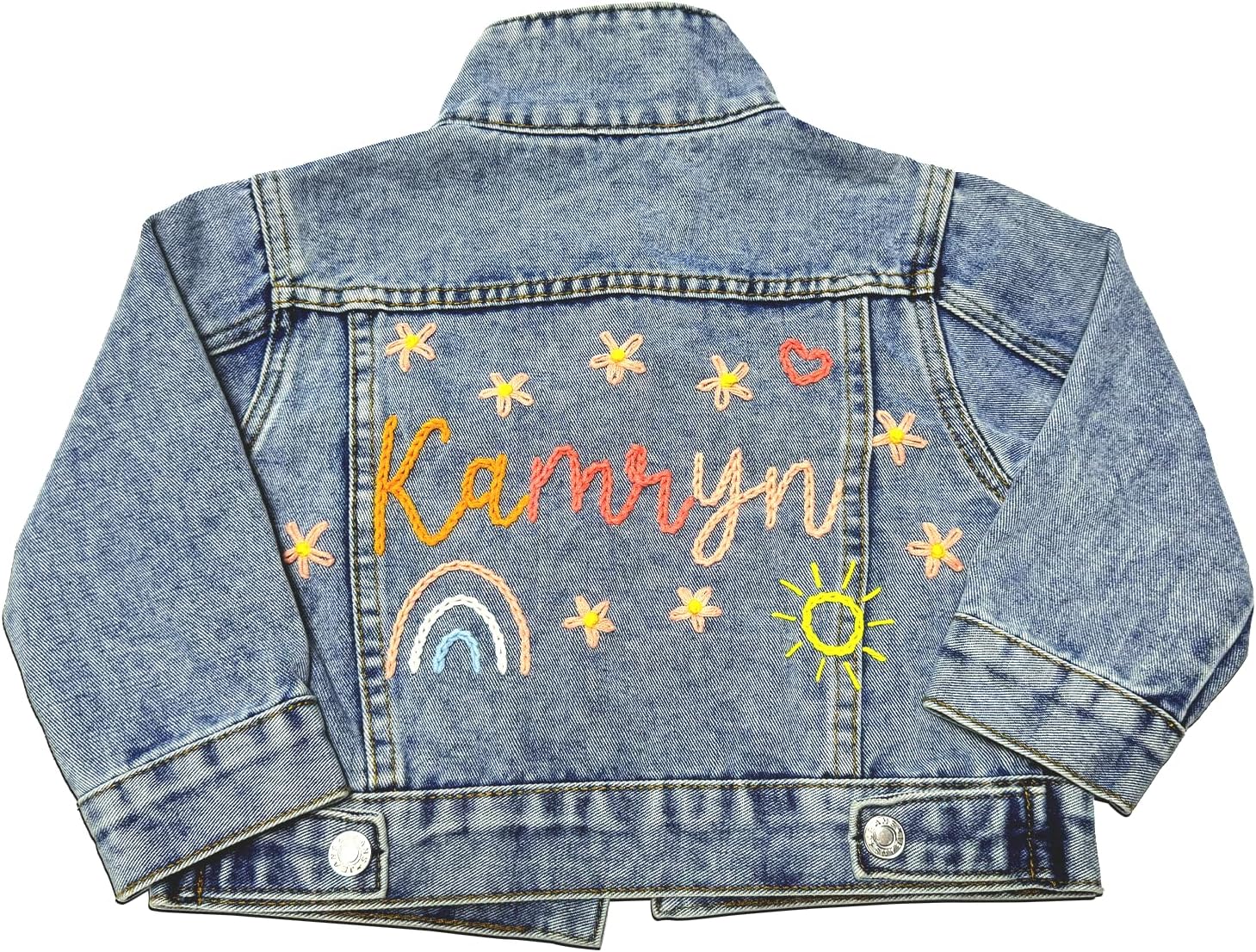Personalized Denim Jacket for Babies and Toddlers, Custom Baby Jacket with Name, Ideal Gift for Baby Showers or Birthdays
