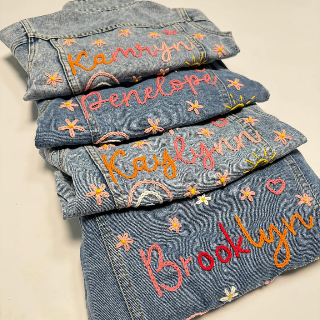 Personalized Denim Jacket for Babies and Toddlers, Custom Baby Jacket with Name, Ideal Gift for Baby Showers or Birthdays
