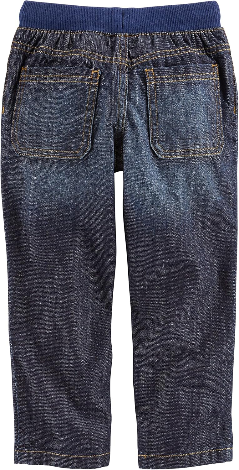 Toddler Boys' Pull-On Denim Pant, Pack of 2