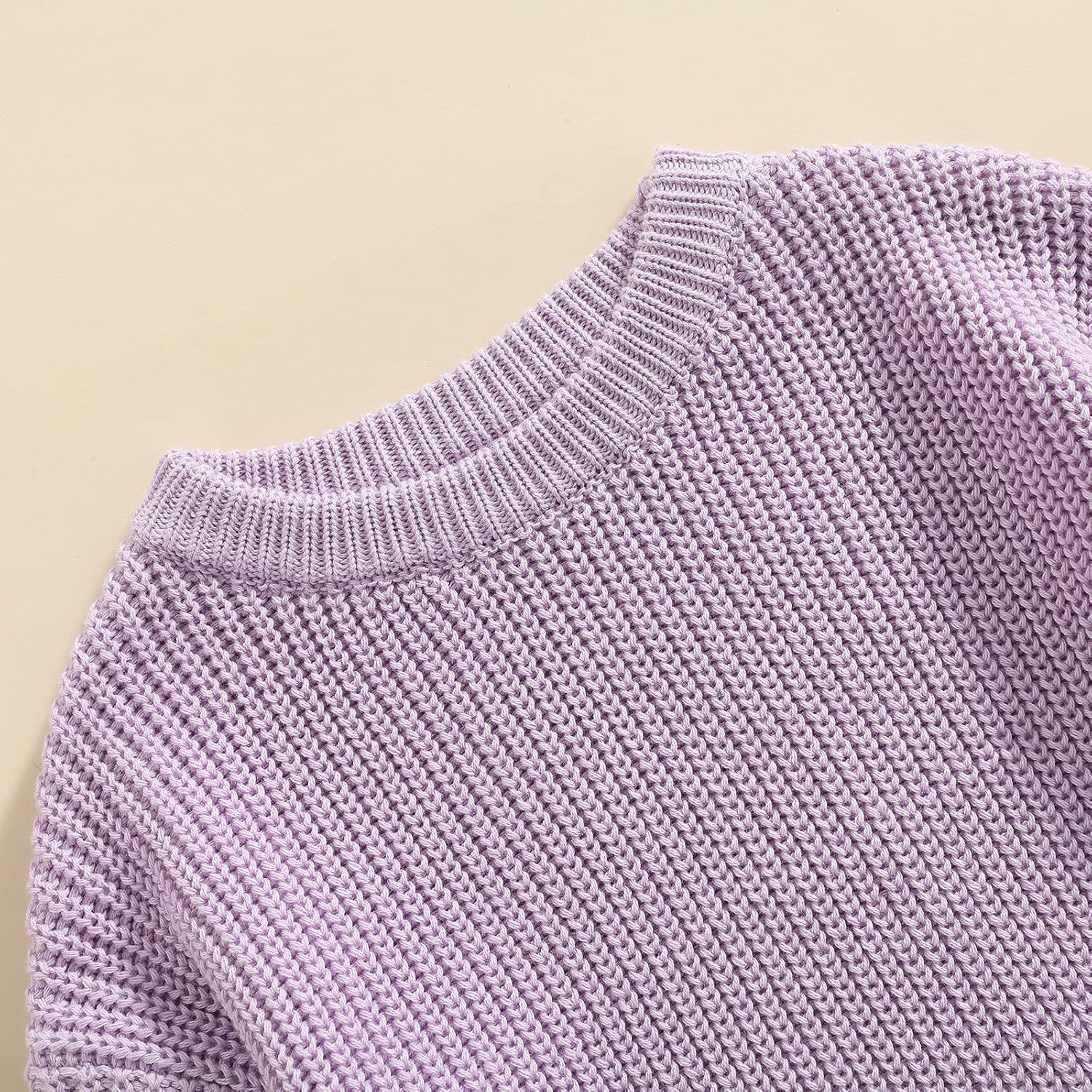 Toddler Baby Girl Boys Sweater Round Neck Long Sleeve Candy Color Knitted Pullover Tops Autumn Winter Sweatshirt